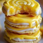 lemon and white chocolate cookies