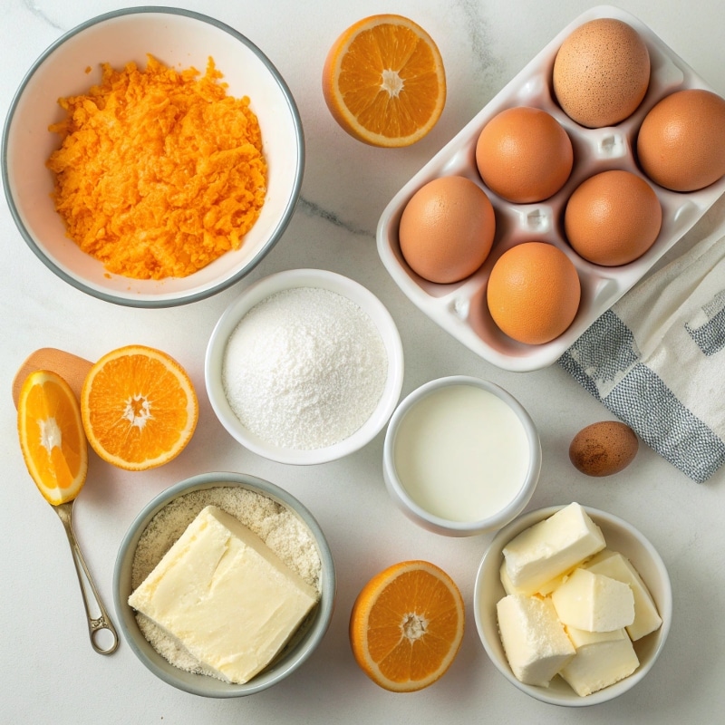 orange-creamsicle-cake-ingredients.jpg Ingredients for Orange Creamsicle Cake on a counter