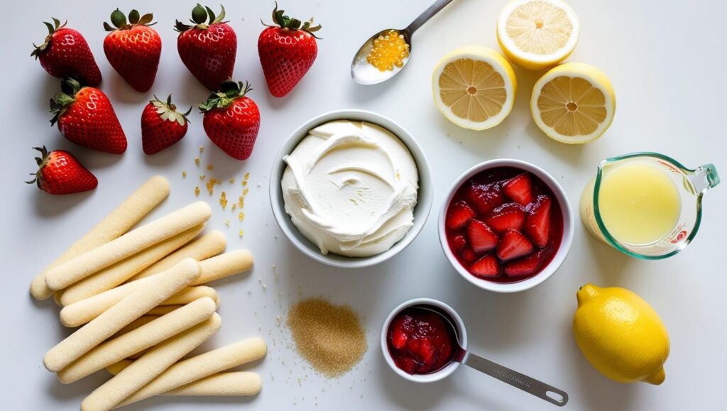 ingredients-for-strawberry-tiramisu
