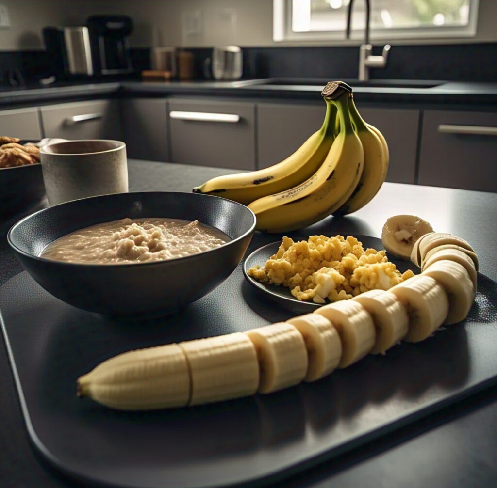 Banana Oat Bread – The Best 5-Ingredient Healthy Recipe Ever 3 Banana oat bread ingredients ripe bananas and oats